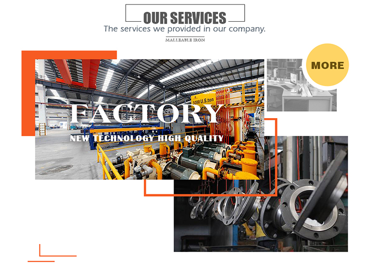 Black Iron Forged Malleable Iron  Dimensions Pipe Fittings Economic Long Working Life Pipe Fitting Cross Equal