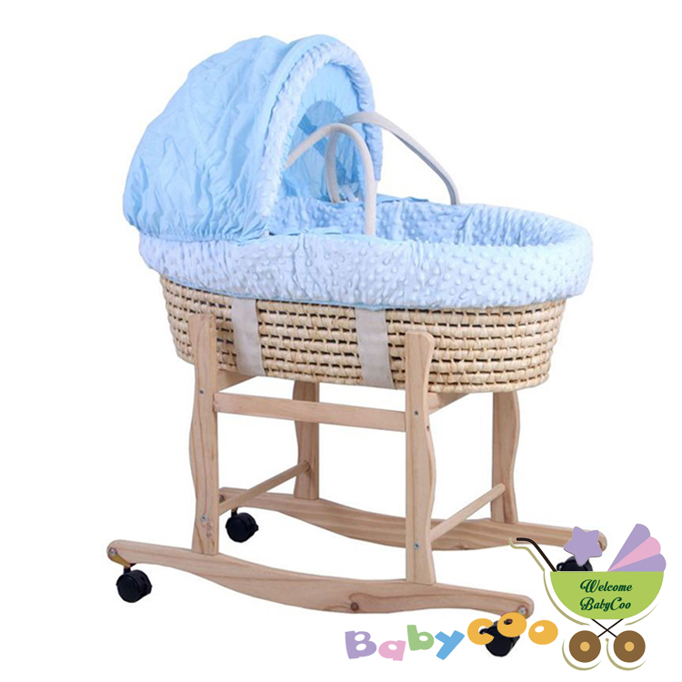 baby pram wicker basket