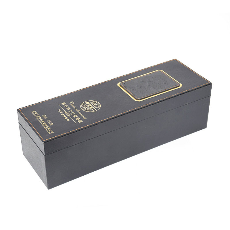 Gift packaging single bottle cardboard paper red wine box