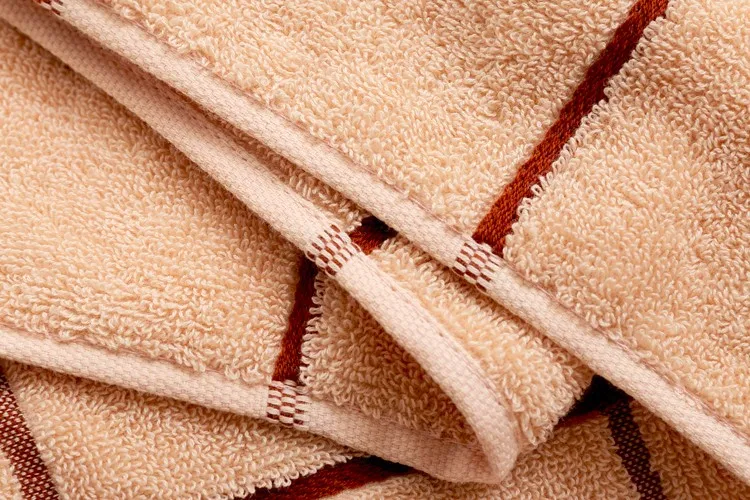 Wholesale 100% cotton lattice 3 pieces home towel set