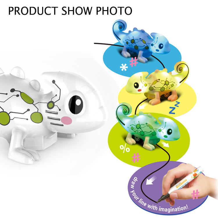 2020 Induction Chameleon Toy Kids Animal Toys Electronic Educational Toys For Kids