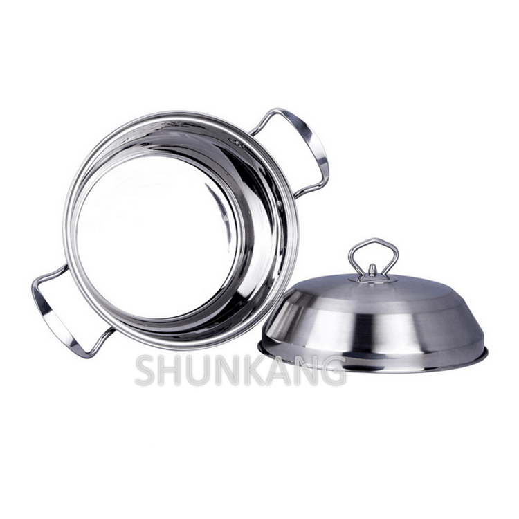 Professional kitchen accessories stainless steel cookware set/deep stock pot/soup pot for induction cooker