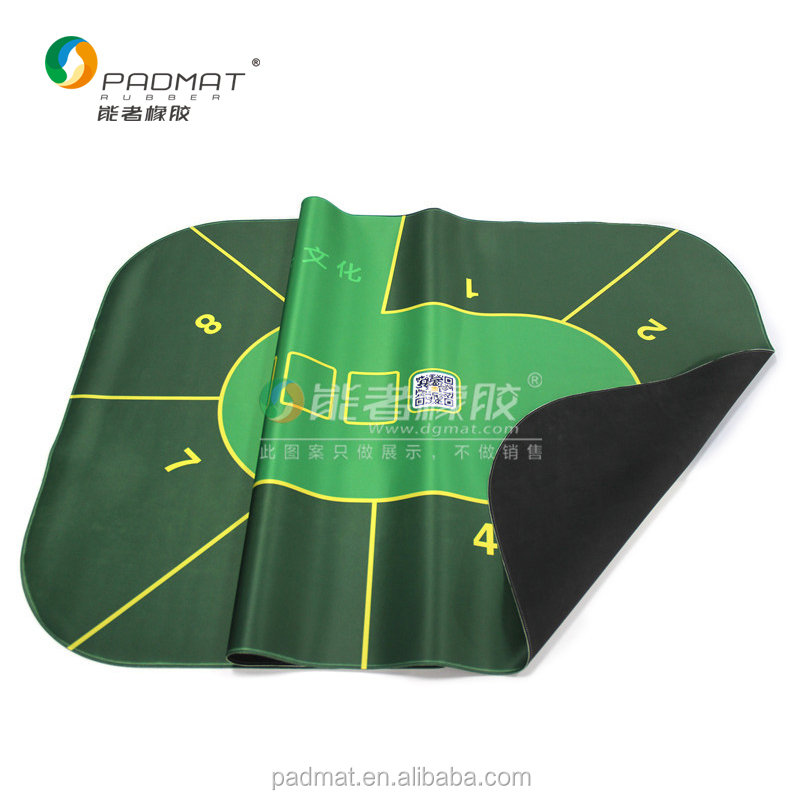 Профессиональный OEM Шелковый экран, экологически чистые резиновые столы для игры в азартные игры, коврик для шахматных покеров majiang