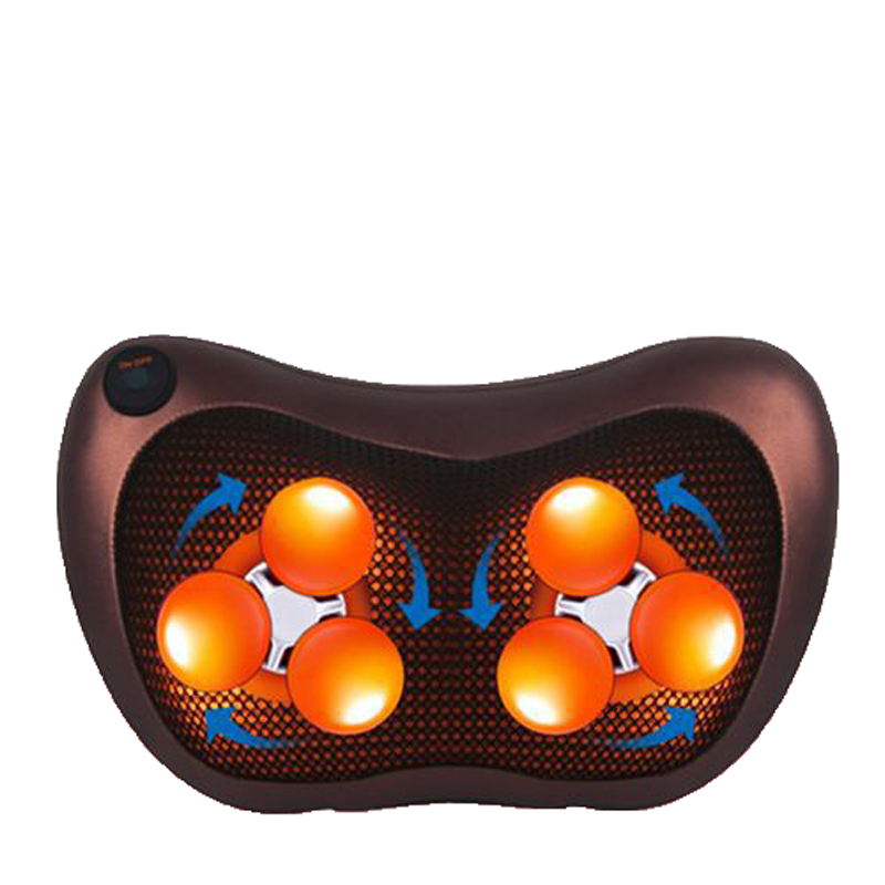 Расслабляющая массажная подушка, вибратор, электрическое разминание спины, инфракрасная терапия для массажа шеи шиацу