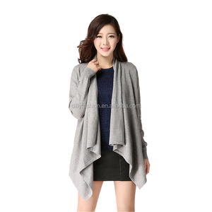 2015 new designed Long sleeved cardigan square shawl