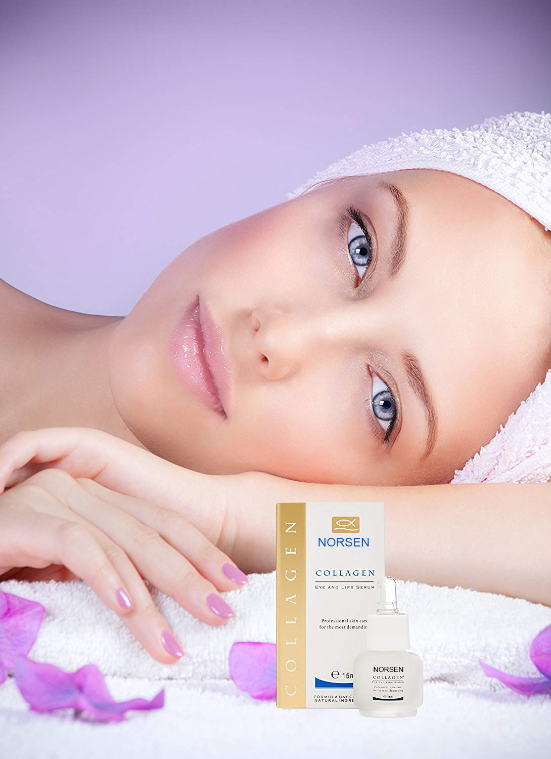 Organic Moisturizing Anti Aging Collagen Eye Serum Hot Selling Natural Glass Bottle Liquid Female 3 Years Sample Size 30 Days