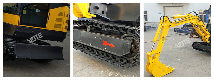 VTW-25 excavator 2.5 T Multifunction Hydraulic Diesel Small Crawler mini Excavators