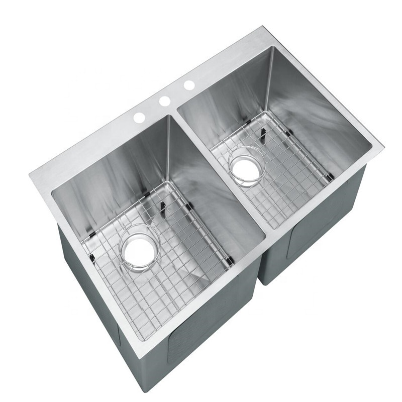 by Kindred Kio2P#Kindred KSSXUA//9D Single Bowl Stainless Steel Undermount Kitchen Sink Silk