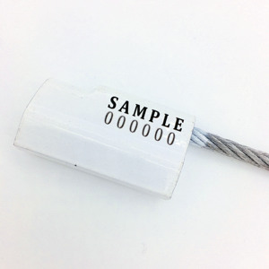 Plastic Zinc alloy cable security seals wire abs cable seal YT-CS609