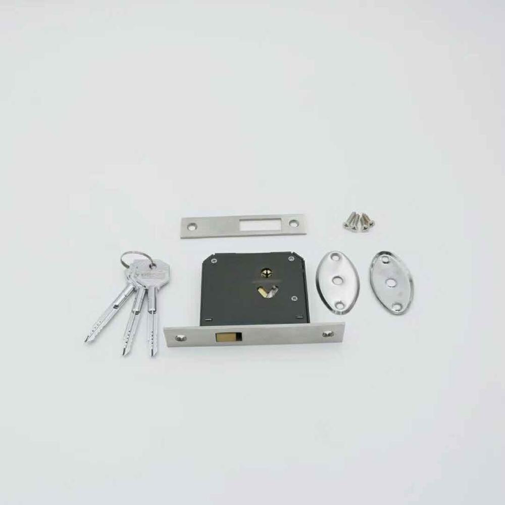 High Security key cross keys sliding door lock body