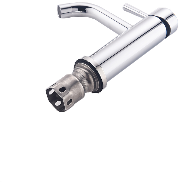 Brushed nickel 304 stainless steel material upc basin faucet hot and cold wash basin mixer faucet taps