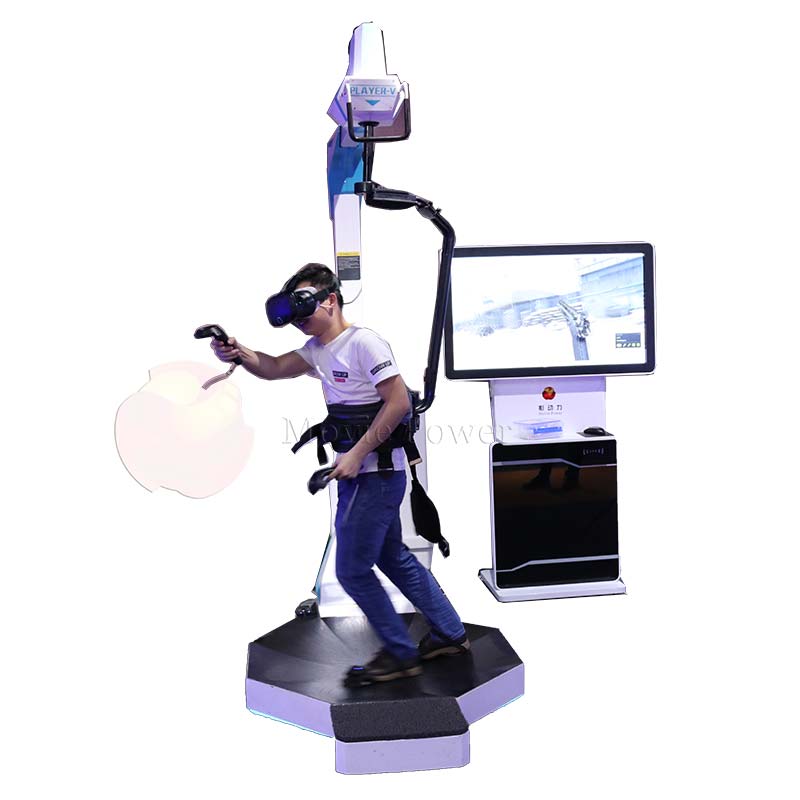 стенд виртуальной реальности. оборудование для комнаты виртуальной реальности. стенды виртуальных игр. виртуальный стенд на выставке. Virtuix omni.