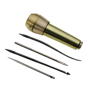 Canvas Leather Sewing Shoes Repair Tool Sets Awl Hand Stitching Taper Leathercraft Needle Tool Kit Leather Craft Sewing Supplies