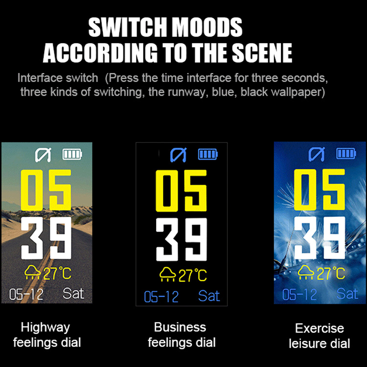 2020 Longvon smart bracelet DZO9 Watch bands B2 B5 smart watch Phone heart rate Fitness Tracker Blood Pressure Health Monitor