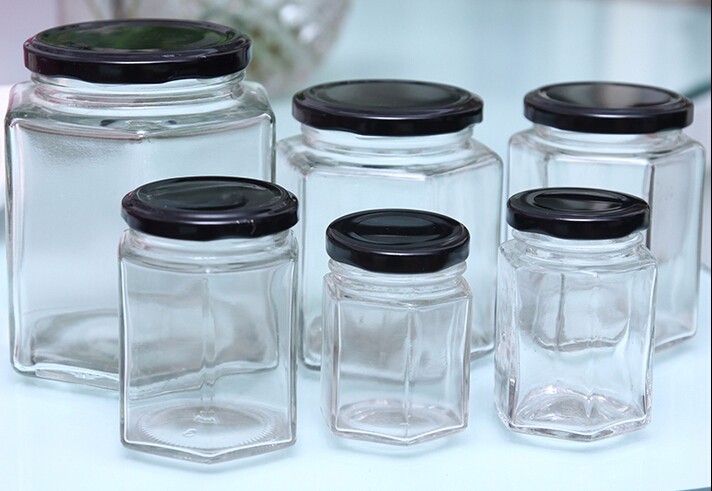 8oz/10oz screw top lid glass honey jar glass jam jar with good seal