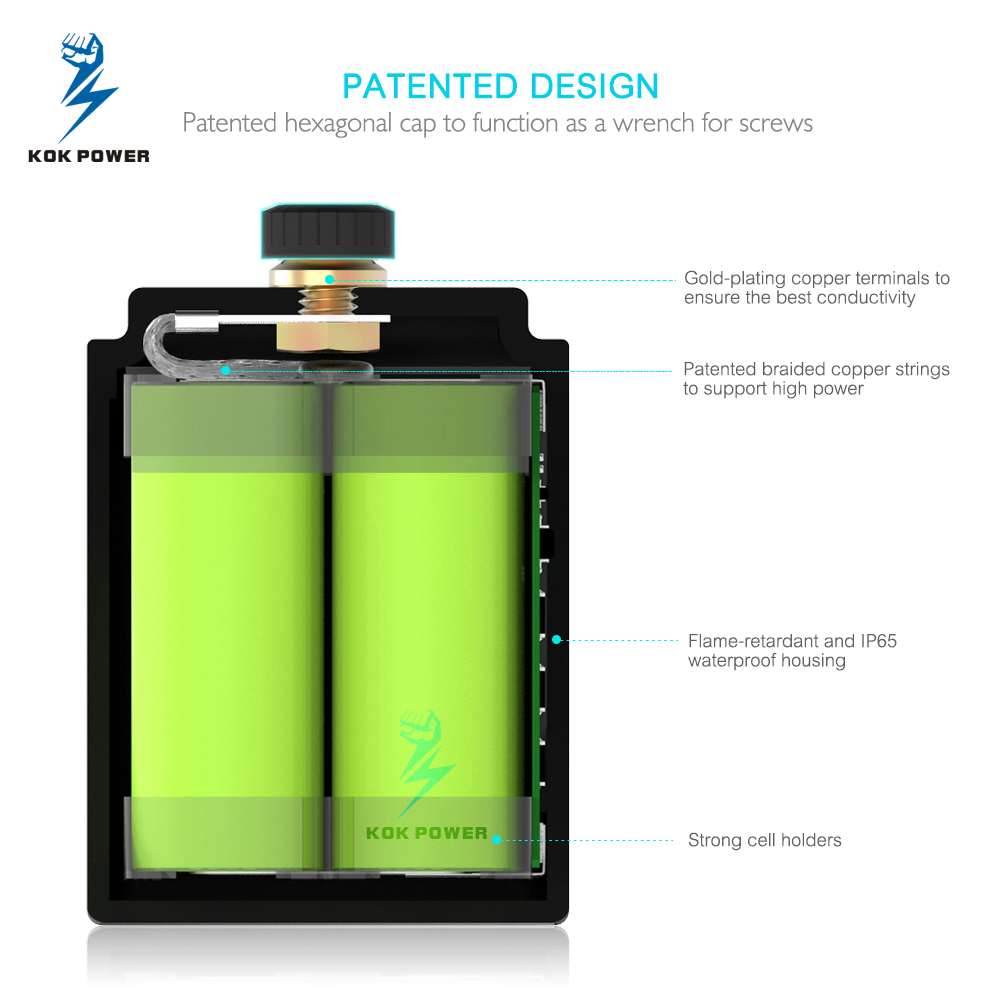 Motorcycle Start Nano Phosphate Lithium ion Cell 4S2P Battery Pack