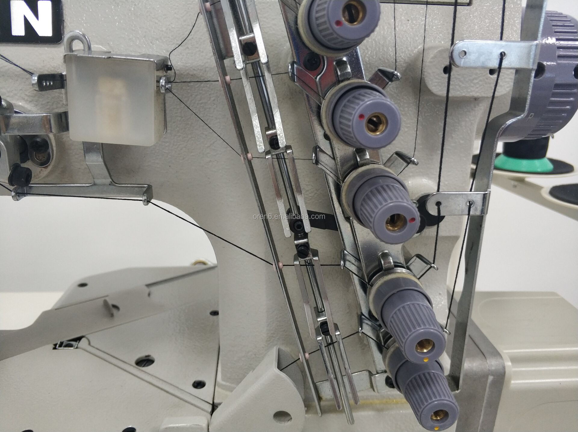 服装三针五线弹簧缝纫机自动切线针织服装睡衣缝纫机rn-w600d