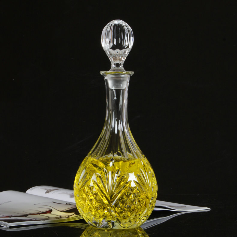 high clear fashion designed wholesale wine glass set whiskey decanter set 1 bottle 4 cups