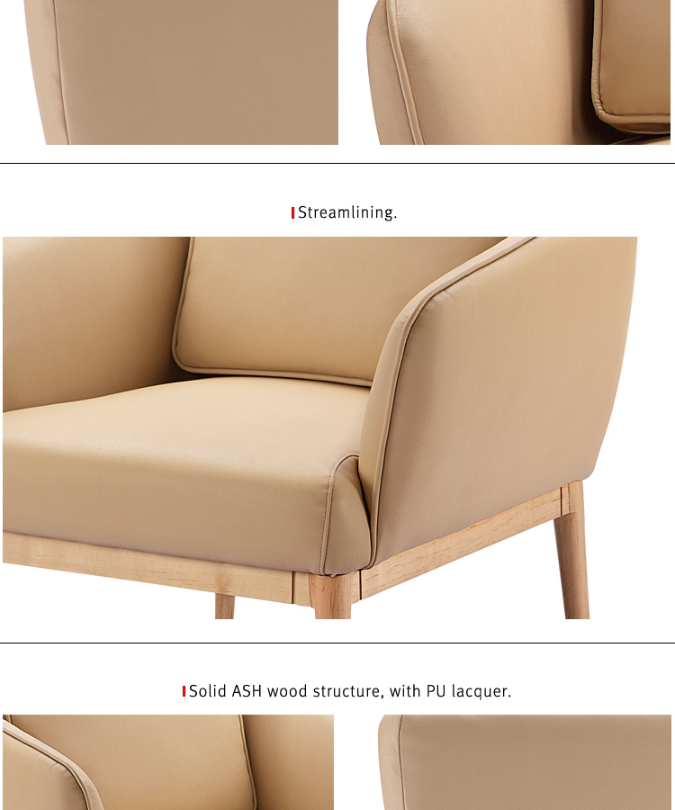 LS-050 3 2 1 seater Modern PU leather living room fabric office sofa set designs