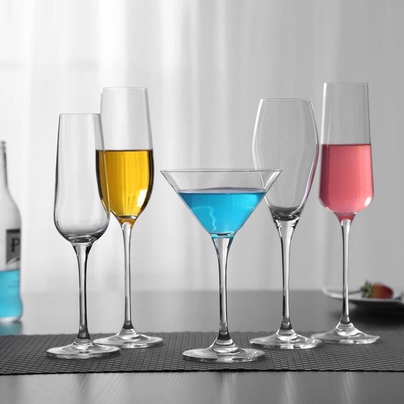 Wholesale Glassware Crystal Champagne Flute Glass for Wedding,clear champagne glass cup
