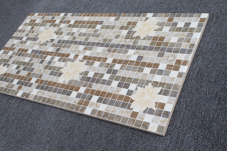 Arabic Style Bathroom Flower Decoration Ceramic Wall Tiles Pictures Tile 30 60