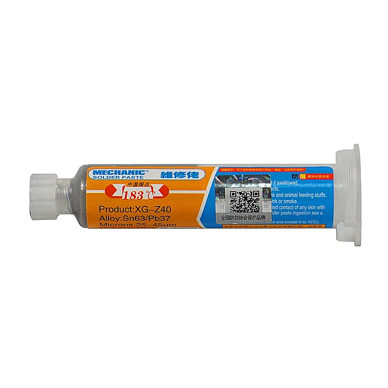 10cc MECHANIC Solder Paste Tin Cream XG-Z40 solder flux for bga rework,also have the sloder ball and reballing equipment