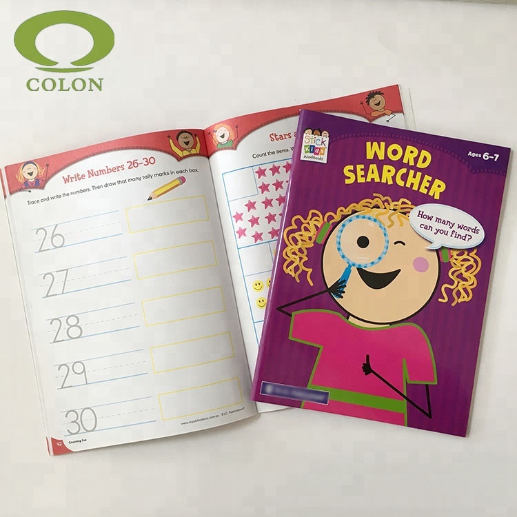 Колон по индивидуальному заказу дешевые объемные Раскрашивание мягкой обложки комиксов печатание текстовых книг