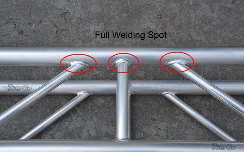 TourGo 12 inch Bolt Aluminum Square Screw Truss for Sale