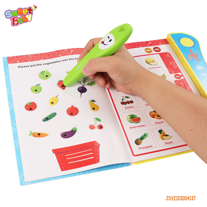 Детские обучающие игрушки на английском языке для чтения книг с говорящей ручкой