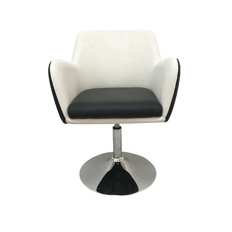Современный шарнирный барный стул, кожаные барные стулья, стул черного и белого цвета