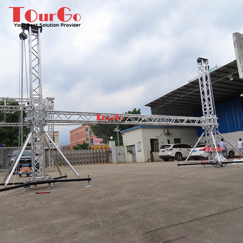 20'W x 20'H LED Screen Display Truss Support System with Hoists
