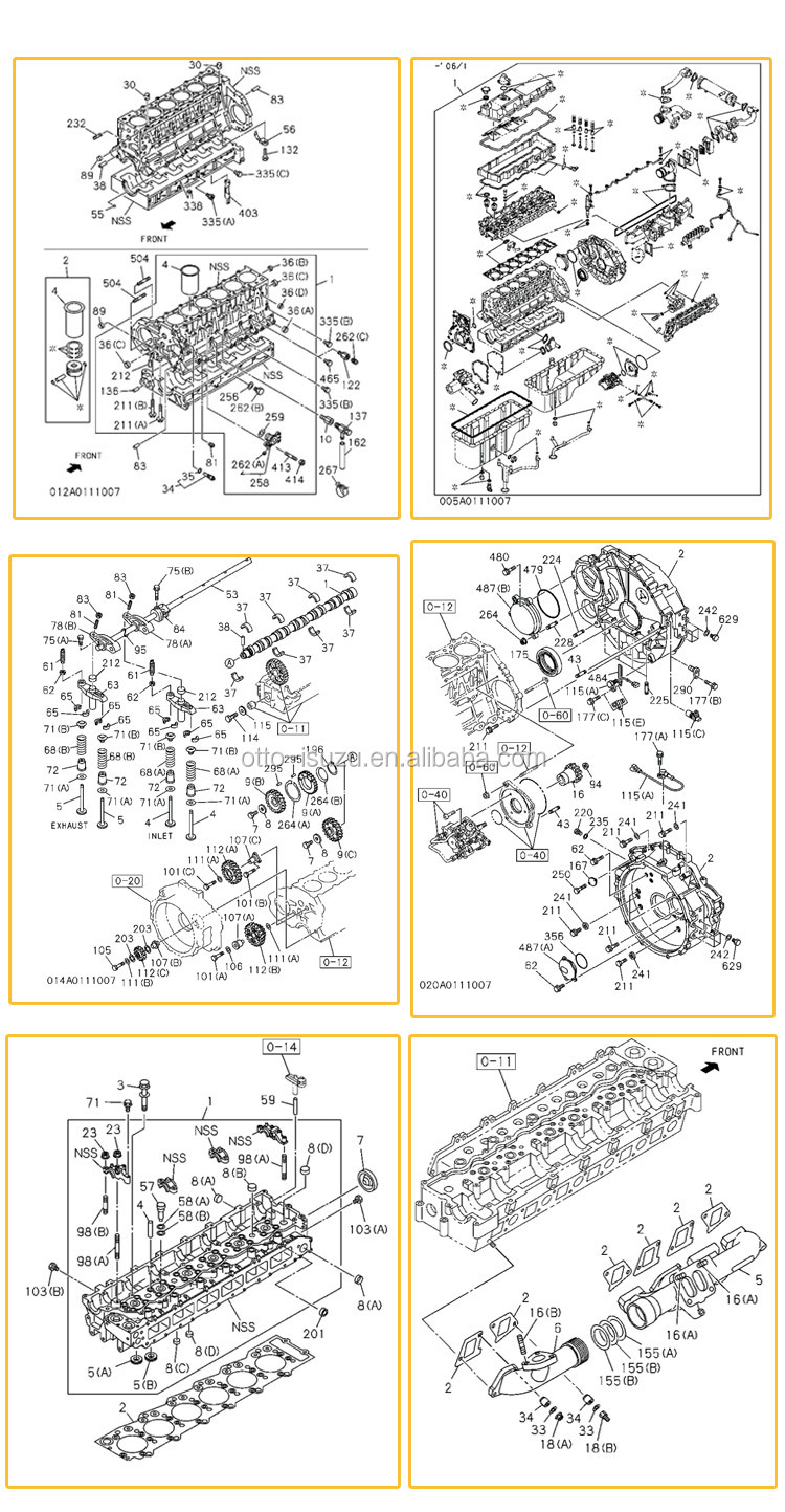 Japan NKR55 Zexel Injection Pump - 897160-4621 104746-6311