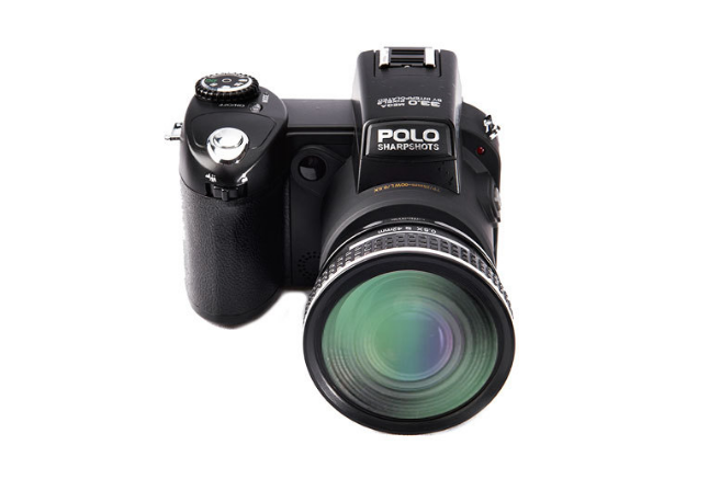 Autofocus full hd digital camera with 3 lenses can switch external flash DSLR