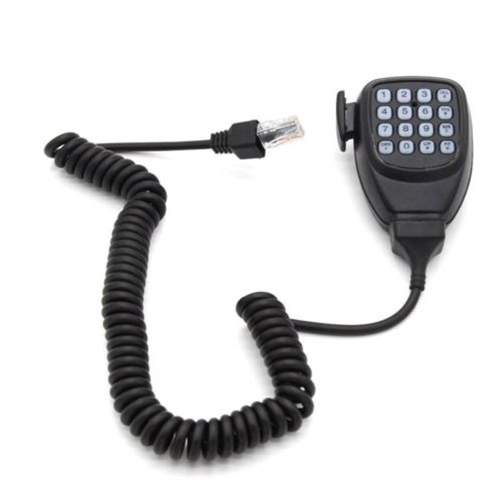 Diyeeni Micr/ófono de Mano con 8 Pines con Teclado para Kenwood TM481 TM281 TM471 TM271 TK868G TK768G Radio m/óvil
