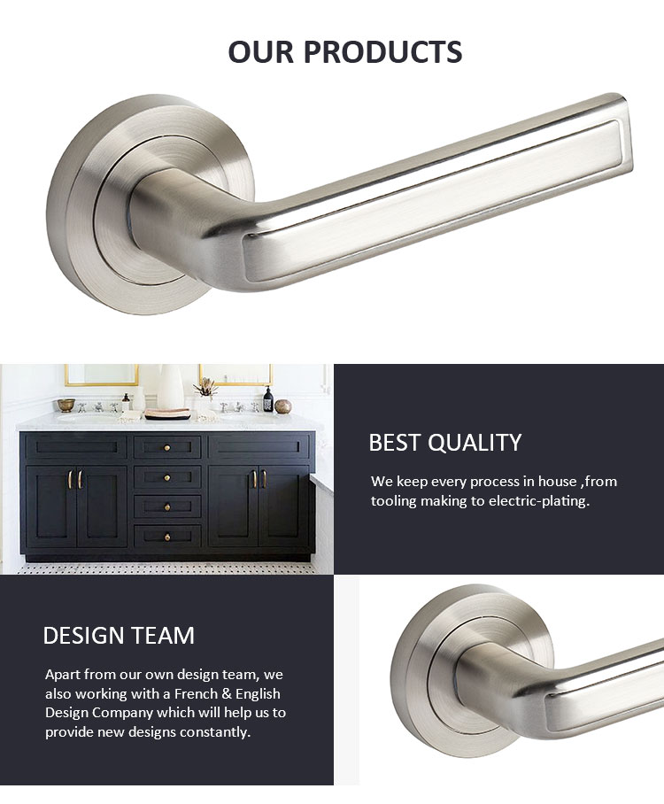 high quality shape ancient modern door hardware locks and handle for corridor door