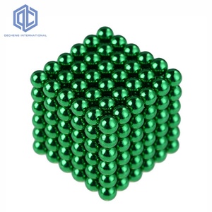 In Stock Kids diy toy 3mm 5mm 216 magnetic colorful ball anti-stress toys for kids
