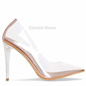 clear heels wholesale