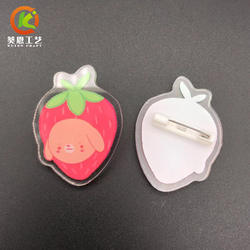 custom cute cartoon acrylic badge