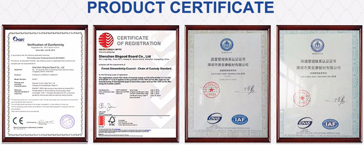 HPL compact laminate board with water and humidity resistance for wall panel