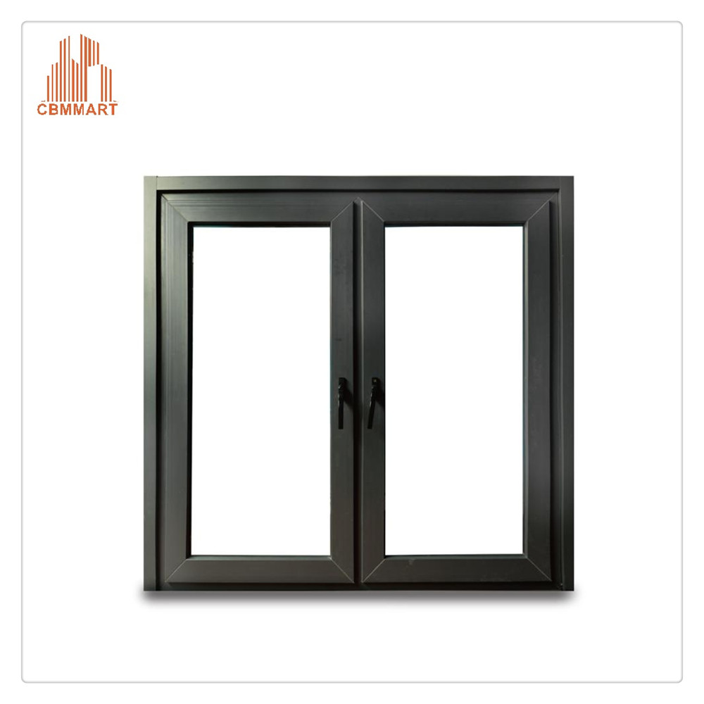 Plastic glass vinyl casement pvc windows design