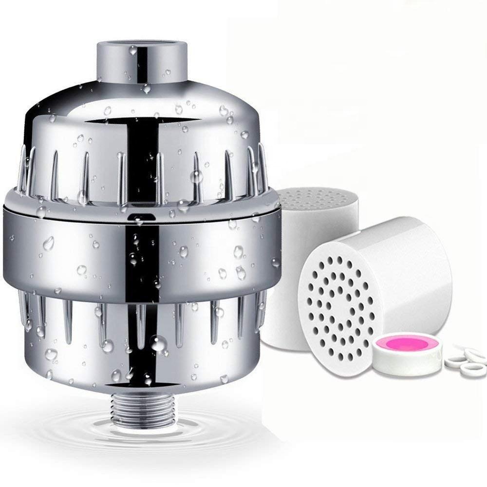 Yuyao Kangpu Water Treatment Equipment Factory Black EveryDay 12-Stage Shower Filter Multi Stage Filtration Replaceable Filters