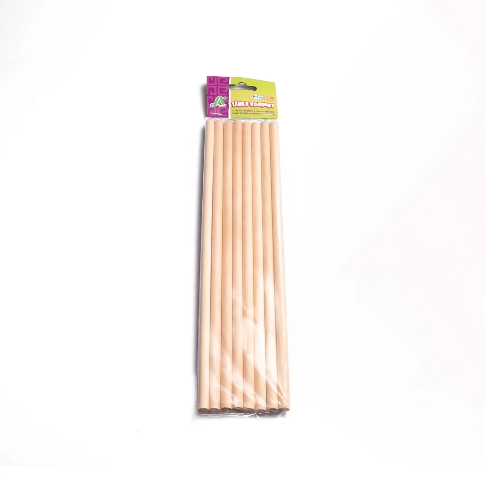 Деревянные круглые палочки и стержень