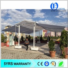 portable and movable membrane tensile fabric roof tent
