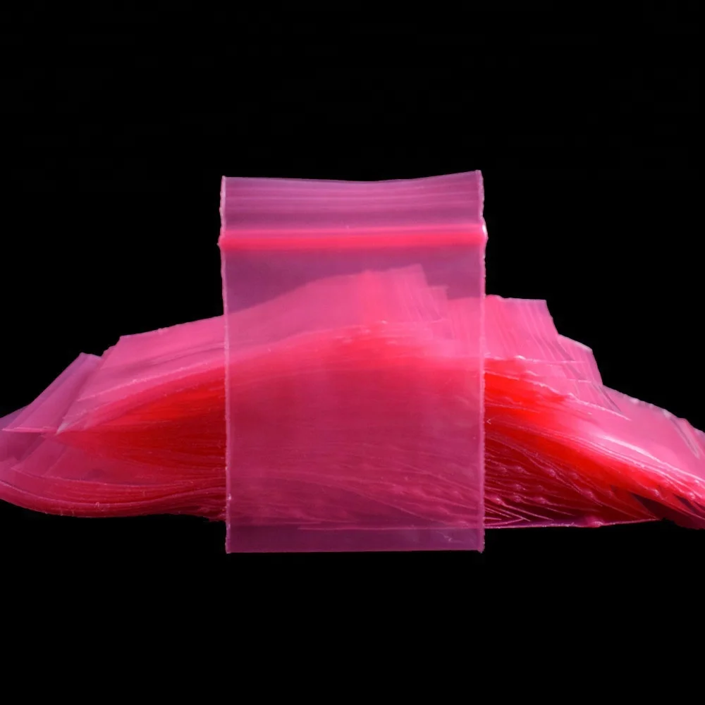 Электронные антистатические розовые синие полиэтиленовые пакеты с застежкой-молнией