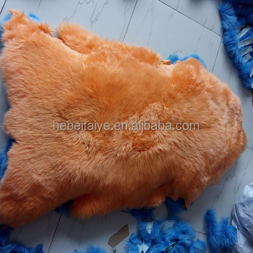 Короткие ворсовые ковры из овчины для гостиной