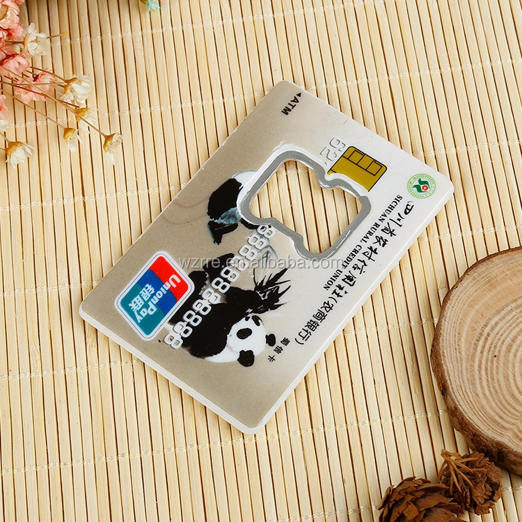 Горячая Распродажа Экологичная визитная карточка открывалка для бутылок