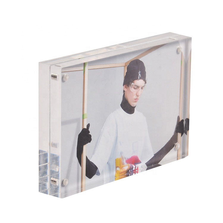 Подгонянный размер дома прозрачный акриловый Магнитный фото farme