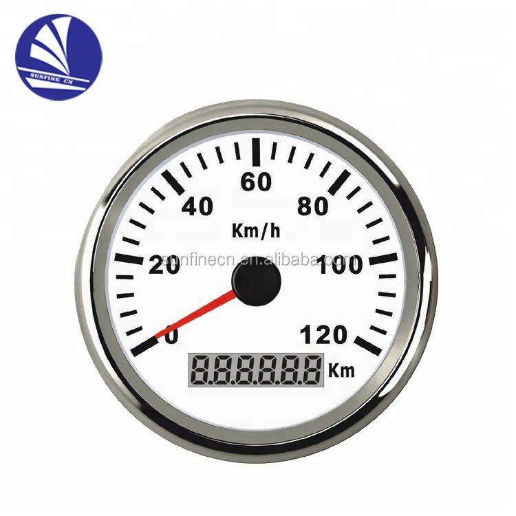 GPSスピードメーター 120km/h表示 本体 0-120km/h調整可能 9-32V汎用GPSスピードメーター/電気メーター/車速計