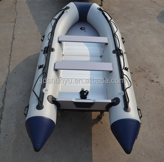 Belly Boat Gonfiabile Per Pesca - Doppia Camera Aria In PVC, 185 Cm - Foto 9