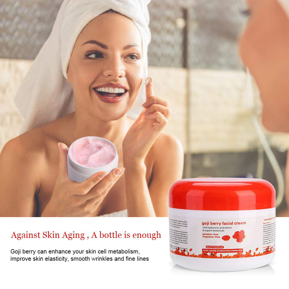 Natural Organic Whitening Anti Wrinkle Goji Berry Facial Cream